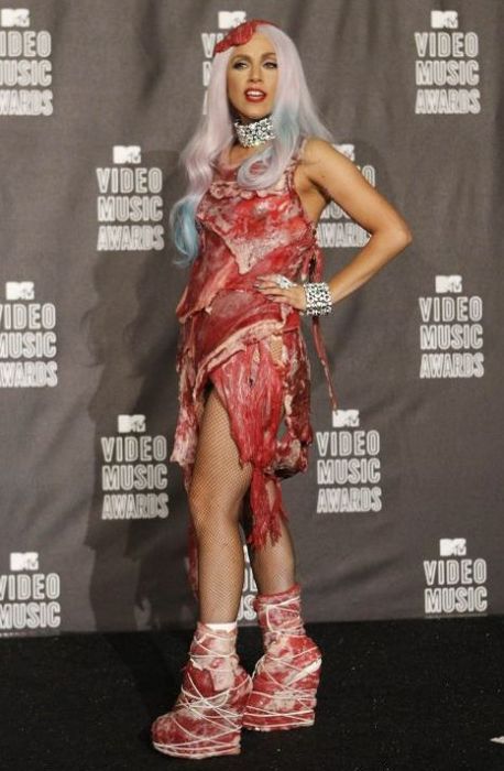 lady gaga生牛肉船踭鞋